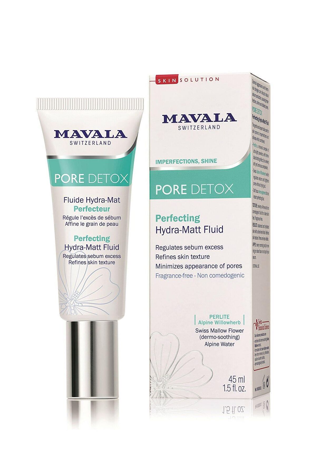 MAVALA Pore Detox Fluide Hydra-Mat Perfecteur 45 ml 