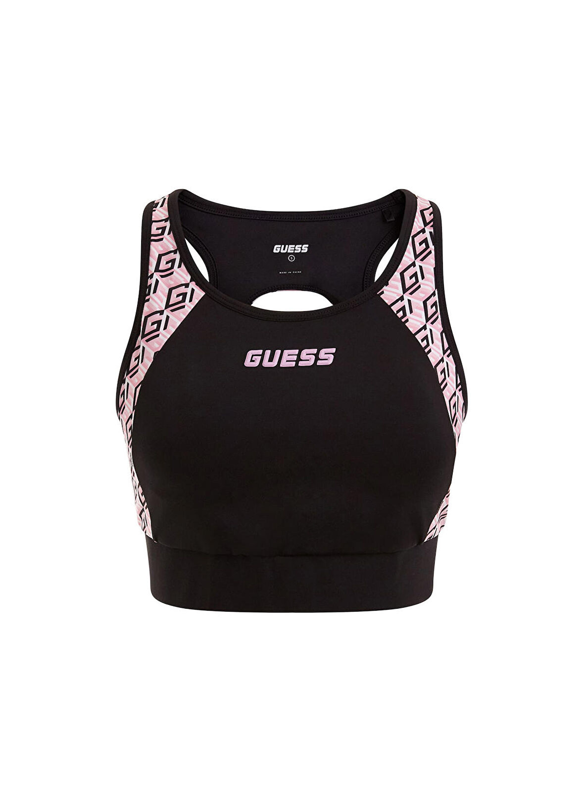 Guess Siyah Sporcu Sütyeni V3RP04MC03W DEBRA ACTIVE TOP - RECY