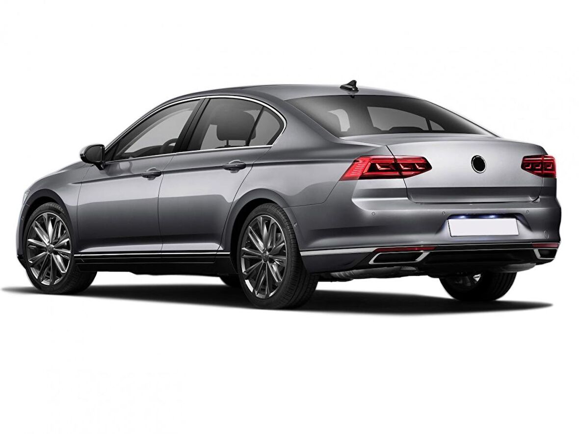 S-Dizayn VW Passat B8.5 Krom Egzoz Görünümü Difüzör Çıtası 3 Parça 2019 ve Üzeri S-Dizayn