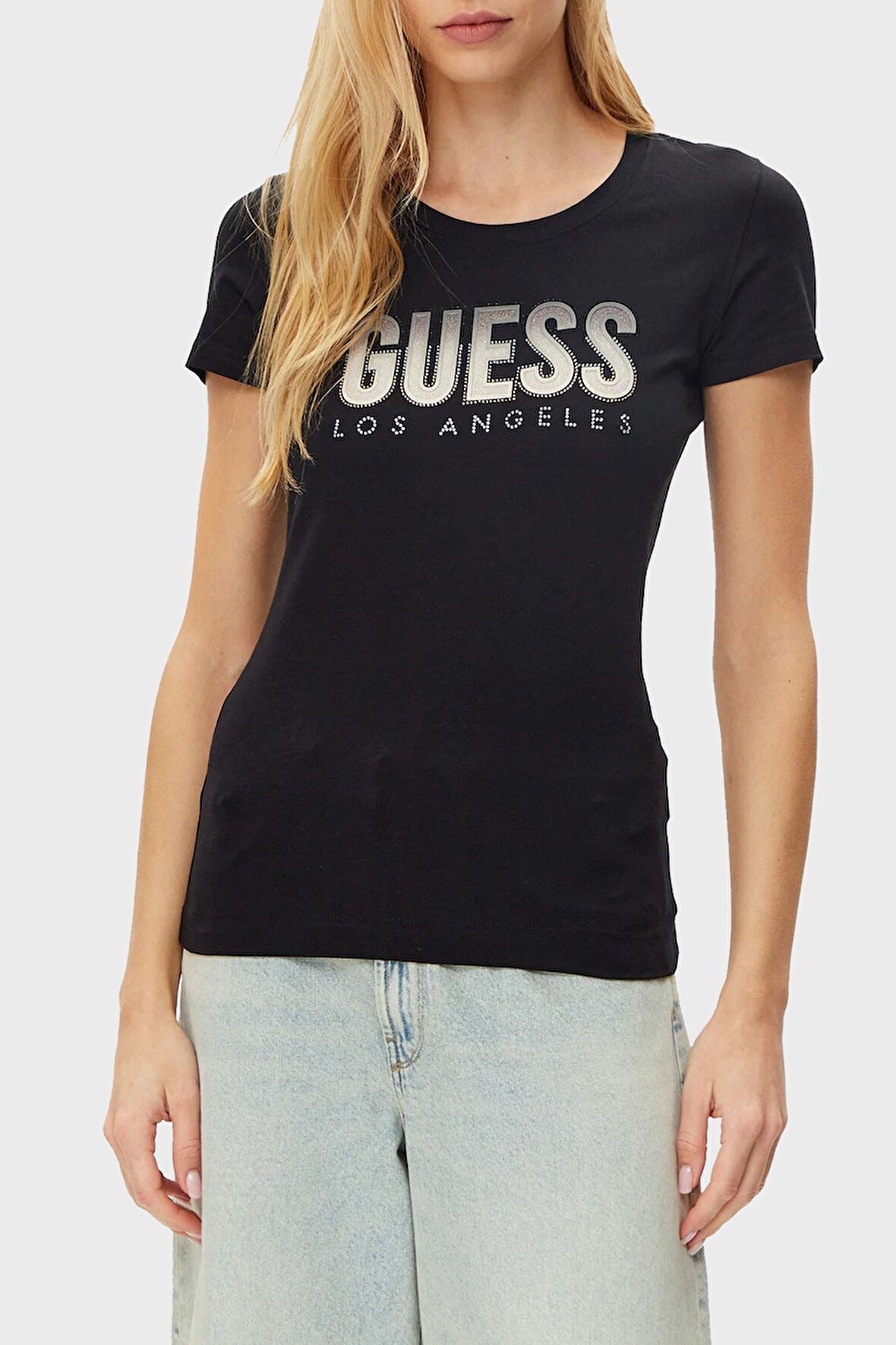 Guess Bayan T Shirt W5GI14 J1314 JBLK