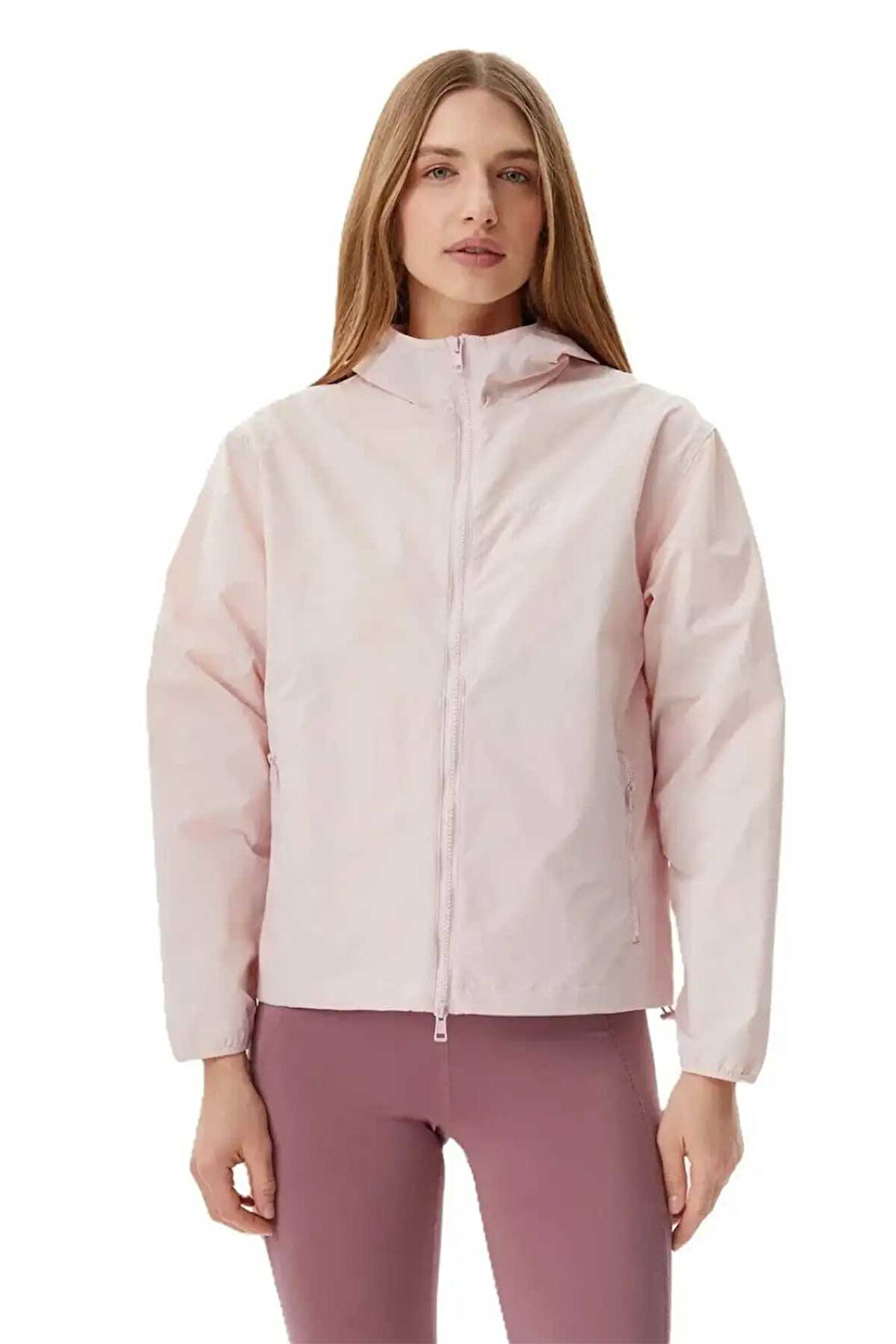 Kadın GJ Katlanabilir Rüzgarlık Mont - Pembe | M