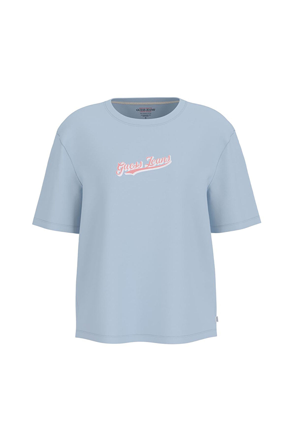 Kadın  Gj SS Cn Os Curved T-Shirt - Açık Mavi | L