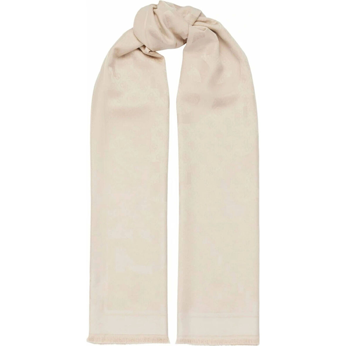 Guess Kadın Açık Bej Blaise Desenli Şal 70x180