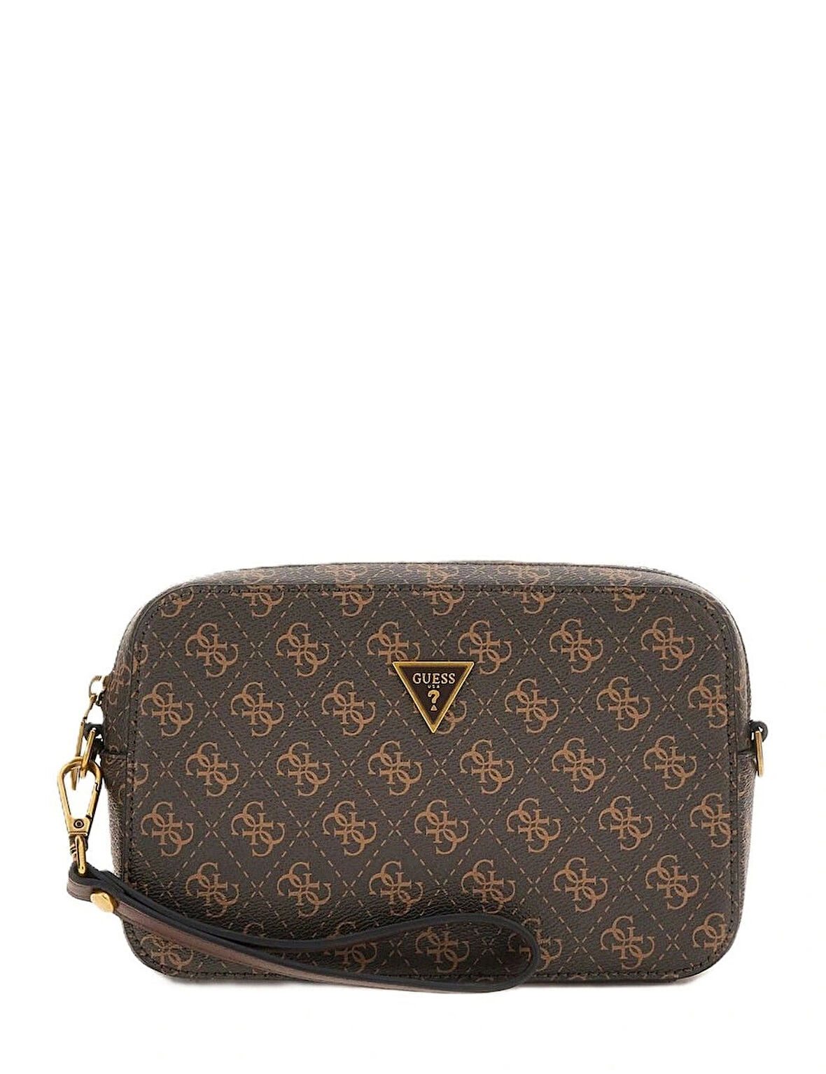 Guess Kadın Kahverengi Milano Mini Kamera Çantası