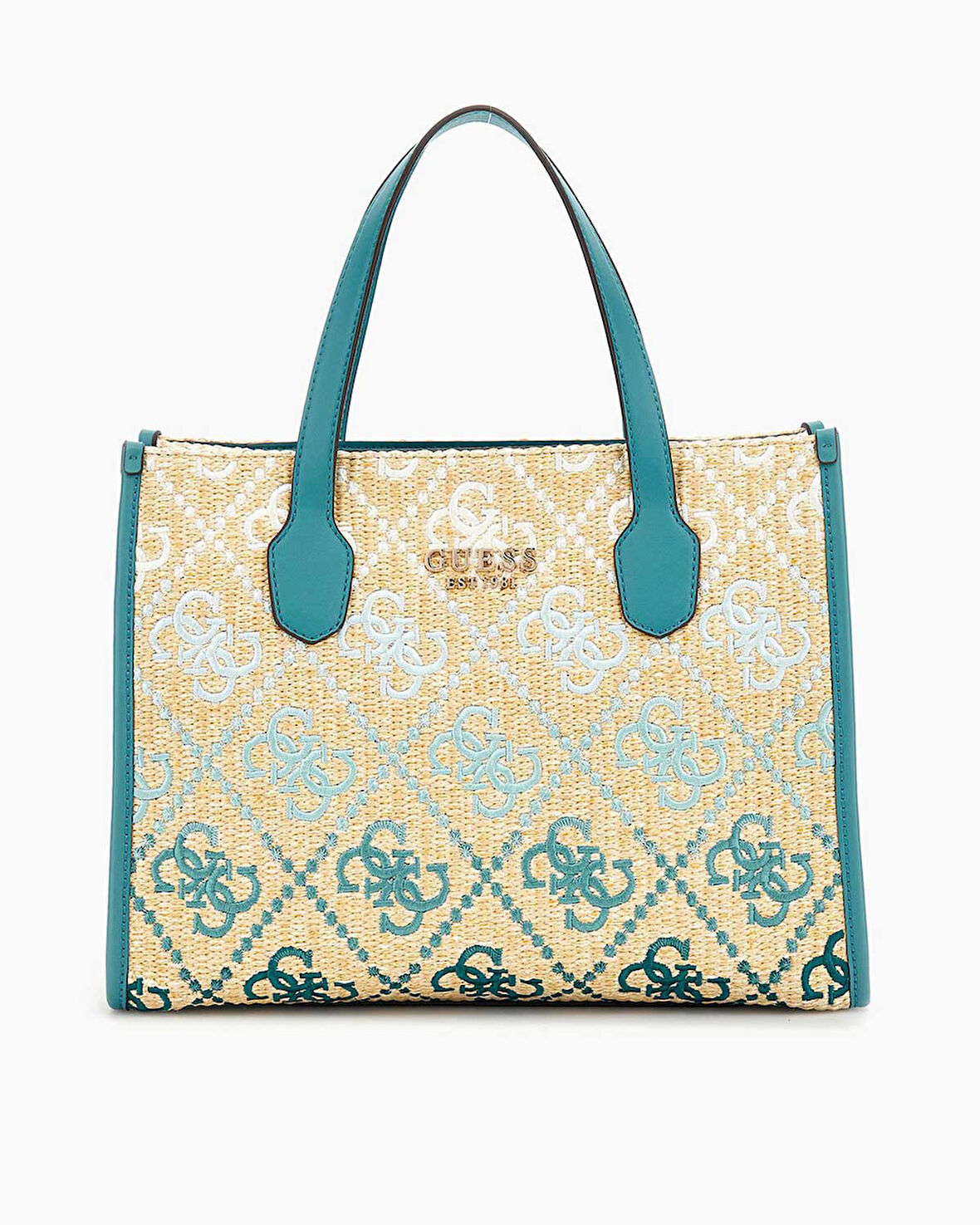Guess Silvana Monogram Desenli El Çantası