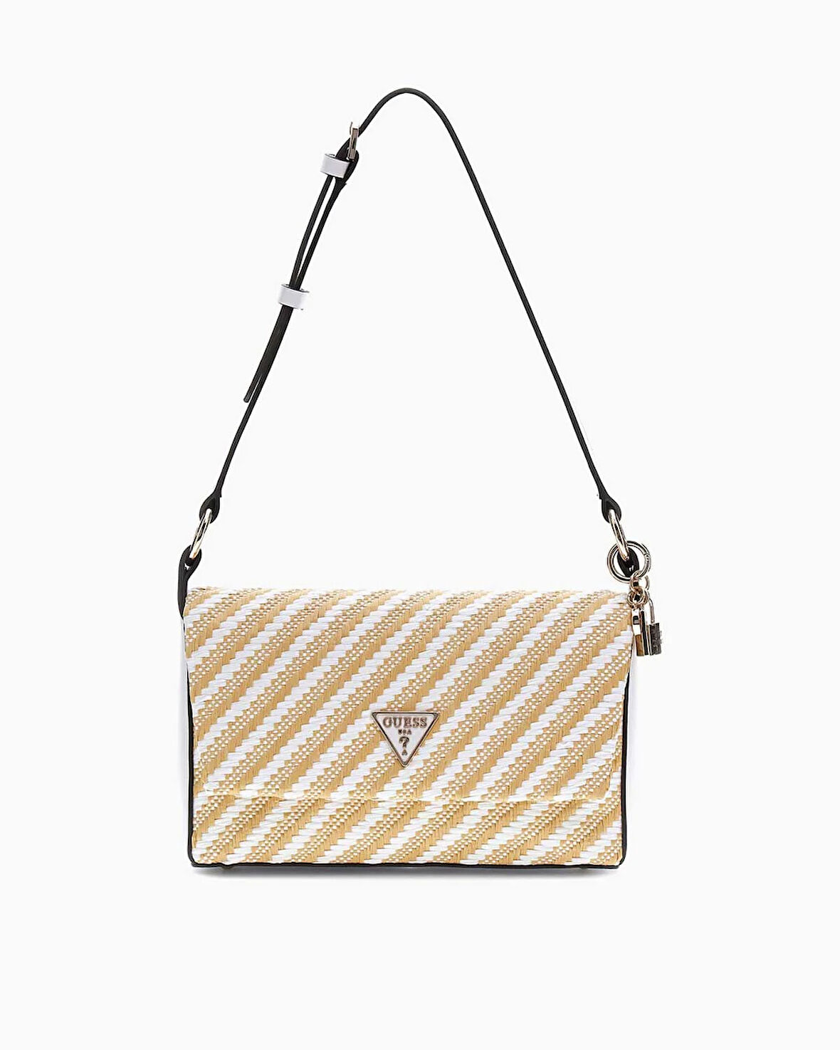 Guess Simona Flap Rafya Omuz Çantası