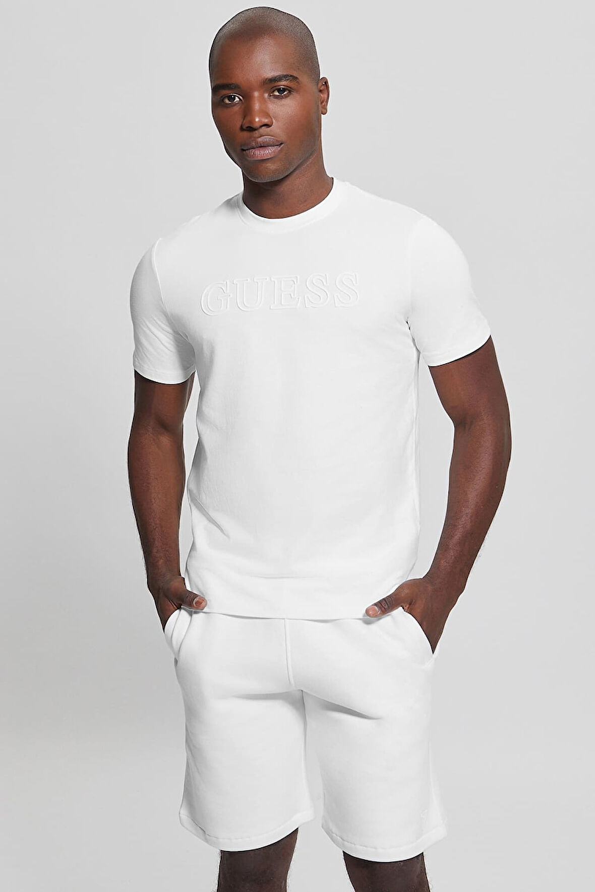 Erkek Gj Alphy T-Shirt - Beyaz | S