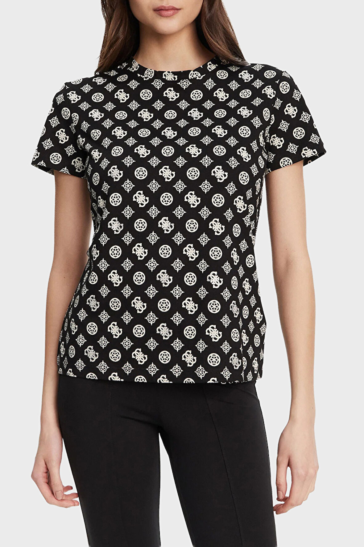Guess Bayan T Shirt V5YI04 I3Z14 PJ1Q