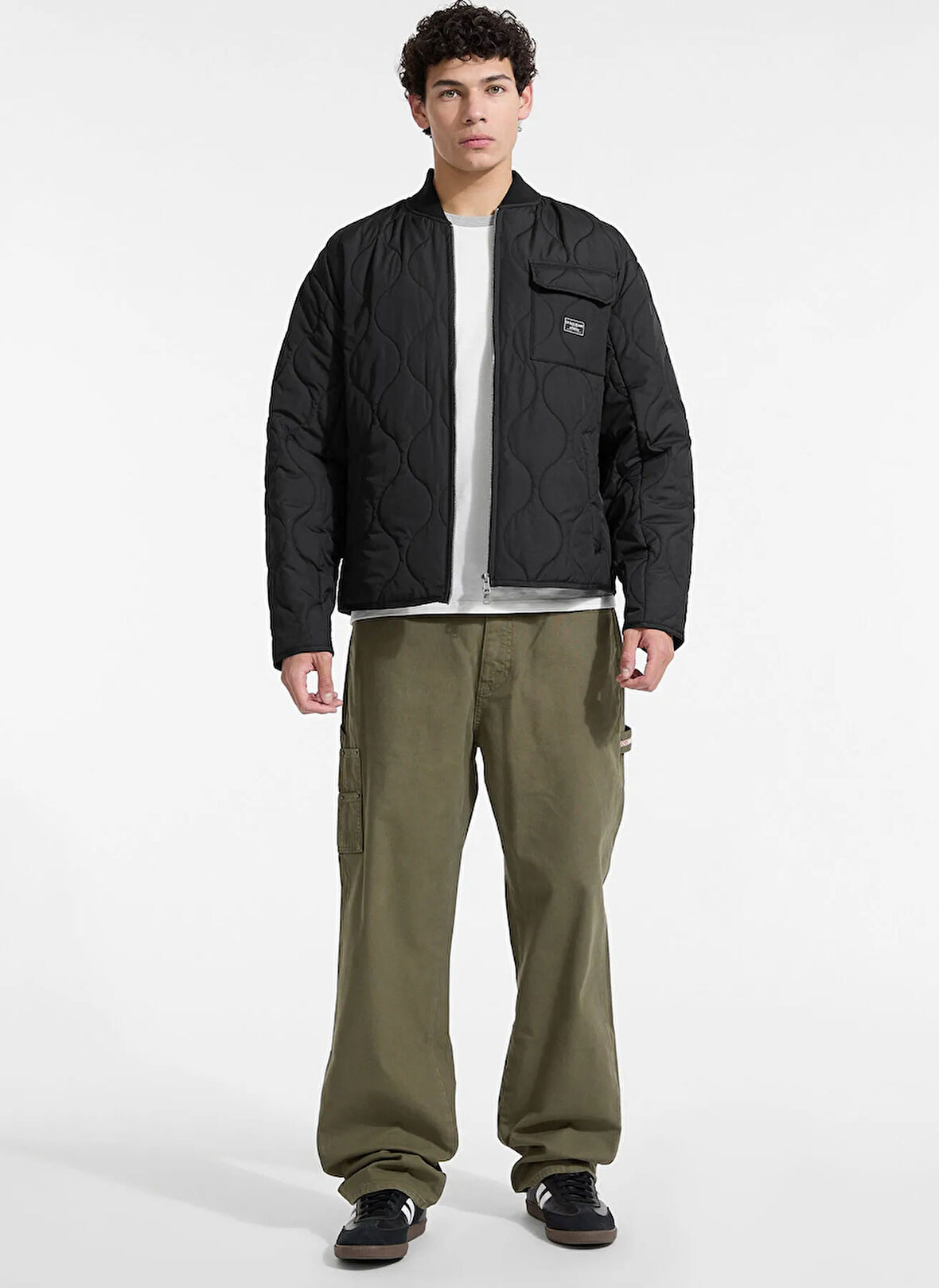 Guess Jeans Siyah Erkek Mont M5YL28WHG02-JBLK Guess Jeans Erkek