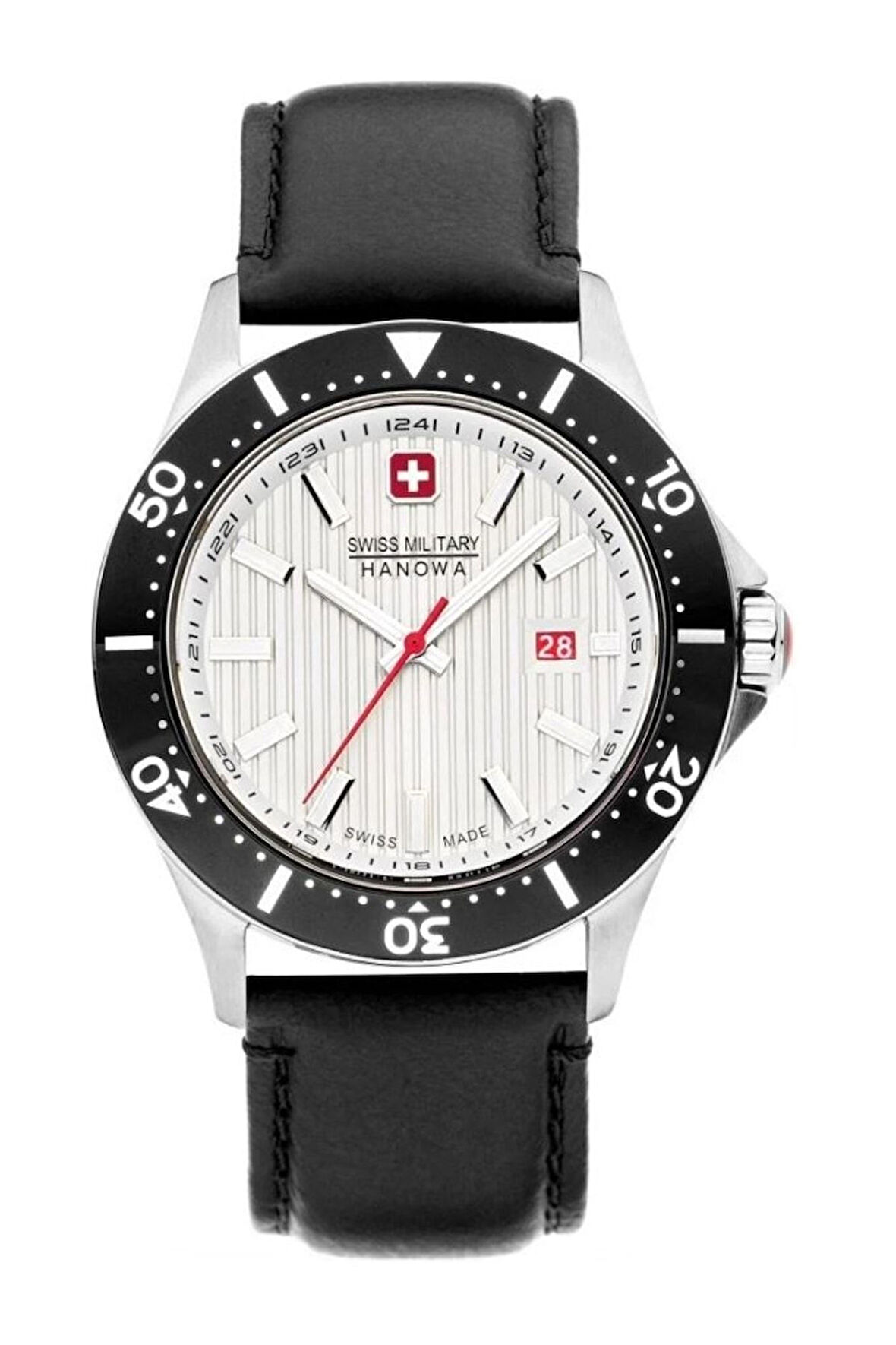 Swiss Military Çelik Kasa Deri Kordon Kararma Renk Atma Yapmaz Erkek Kol Saati Smwgb2100605