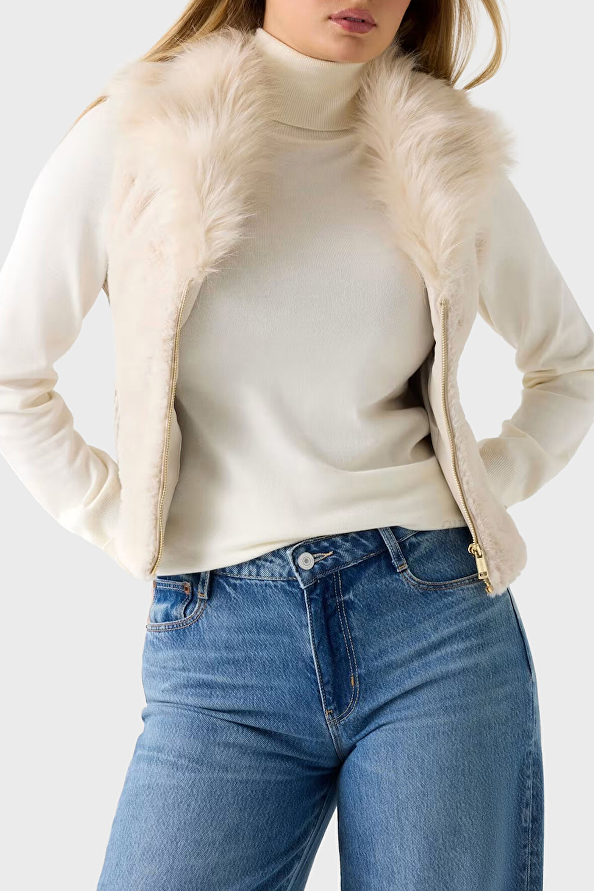 Guess Kadın Yelek W5BL0I KCP70 F14G