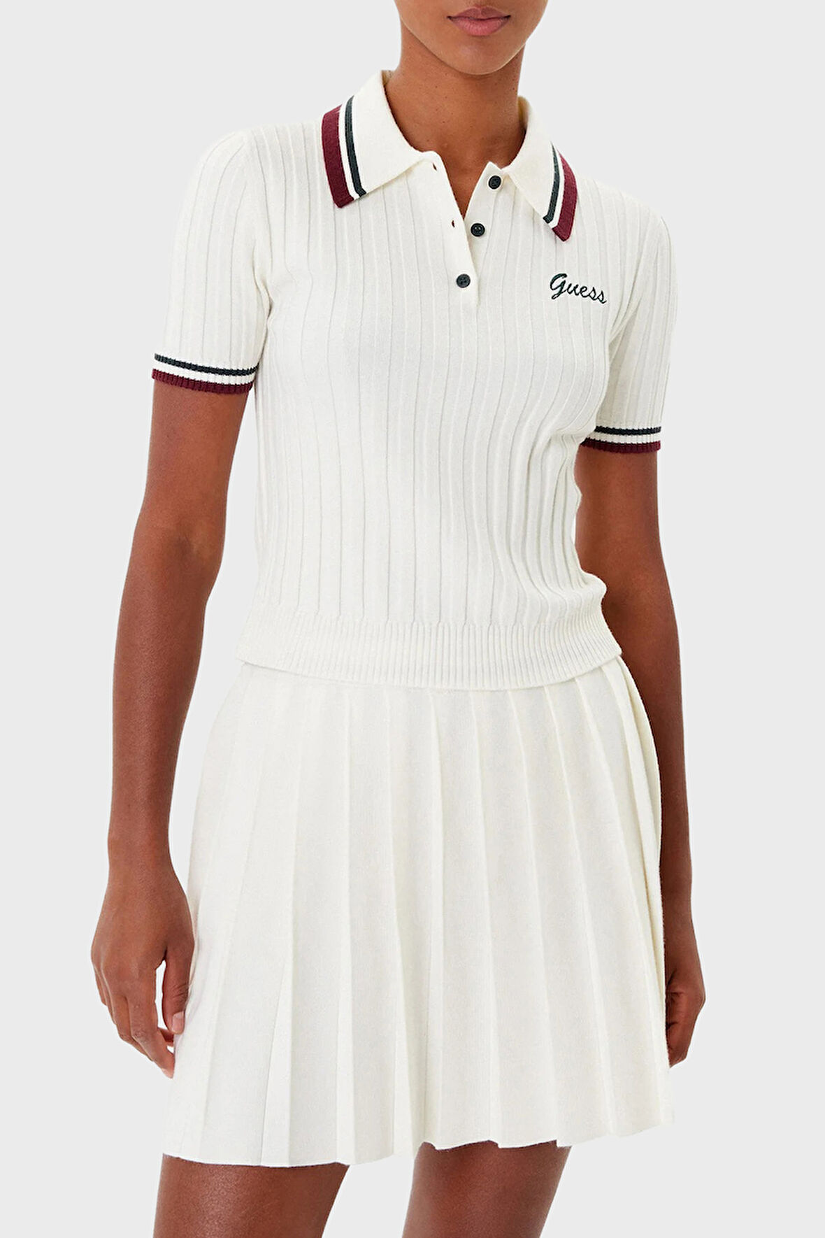 Guess Kadın Polo Yaka Kazak V5BP04 Z1152 G054