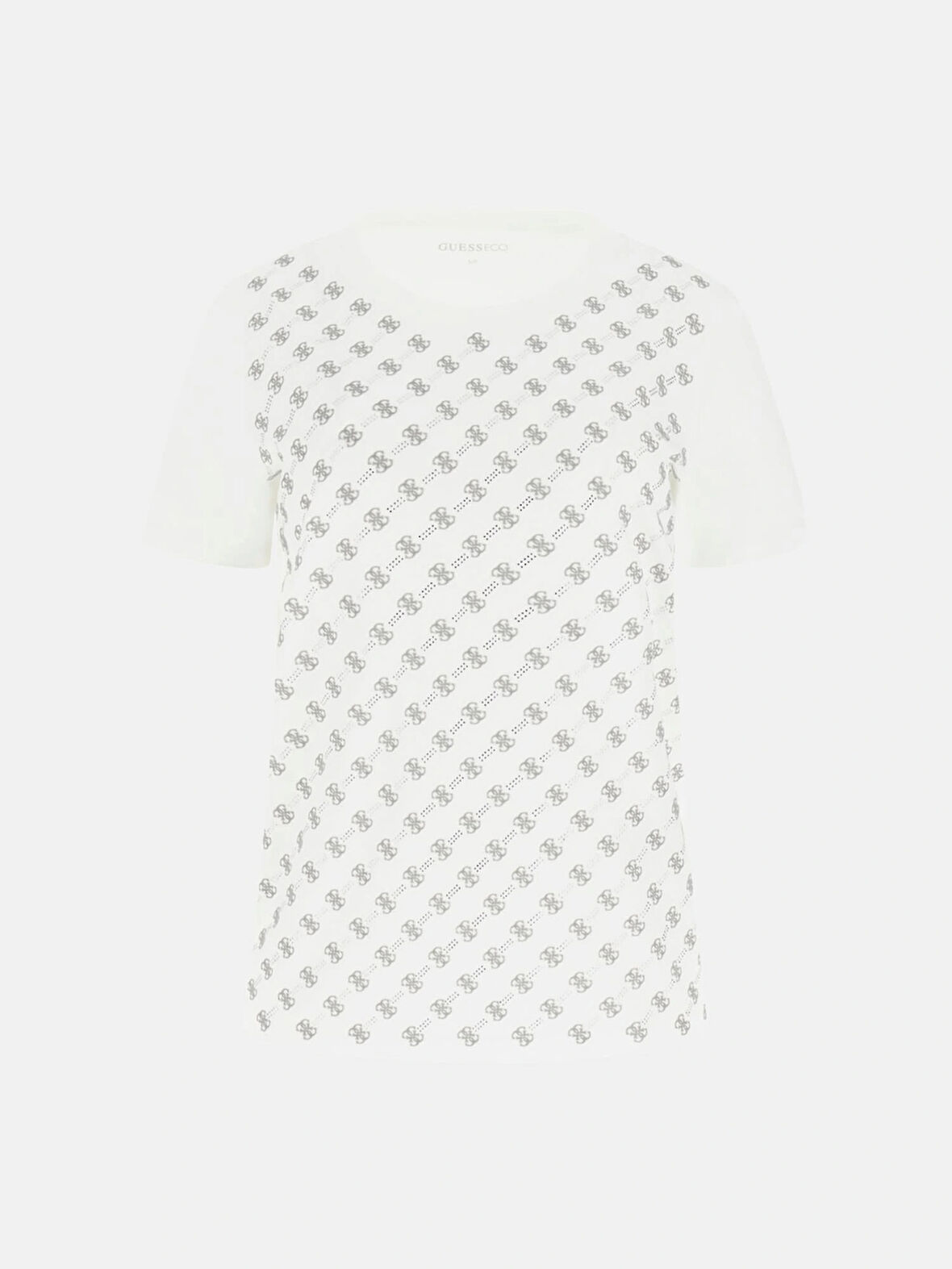 Guess Allover Kadın Beyaz Regular Fit T-Shirt W5BI21I3Z14-G011