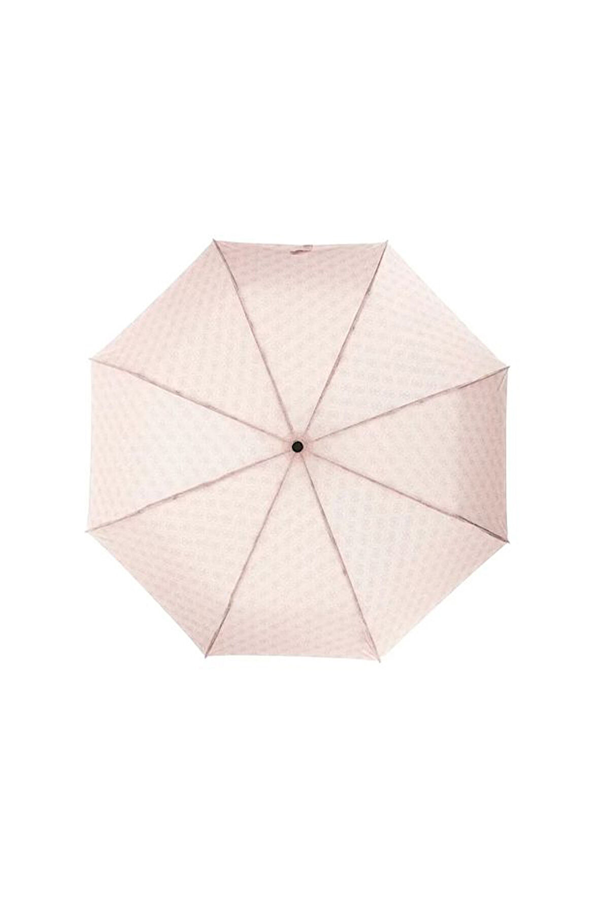 Kadın Monogram Desenli Otomatik Katlanır Şemsiye - Pembe | undefined