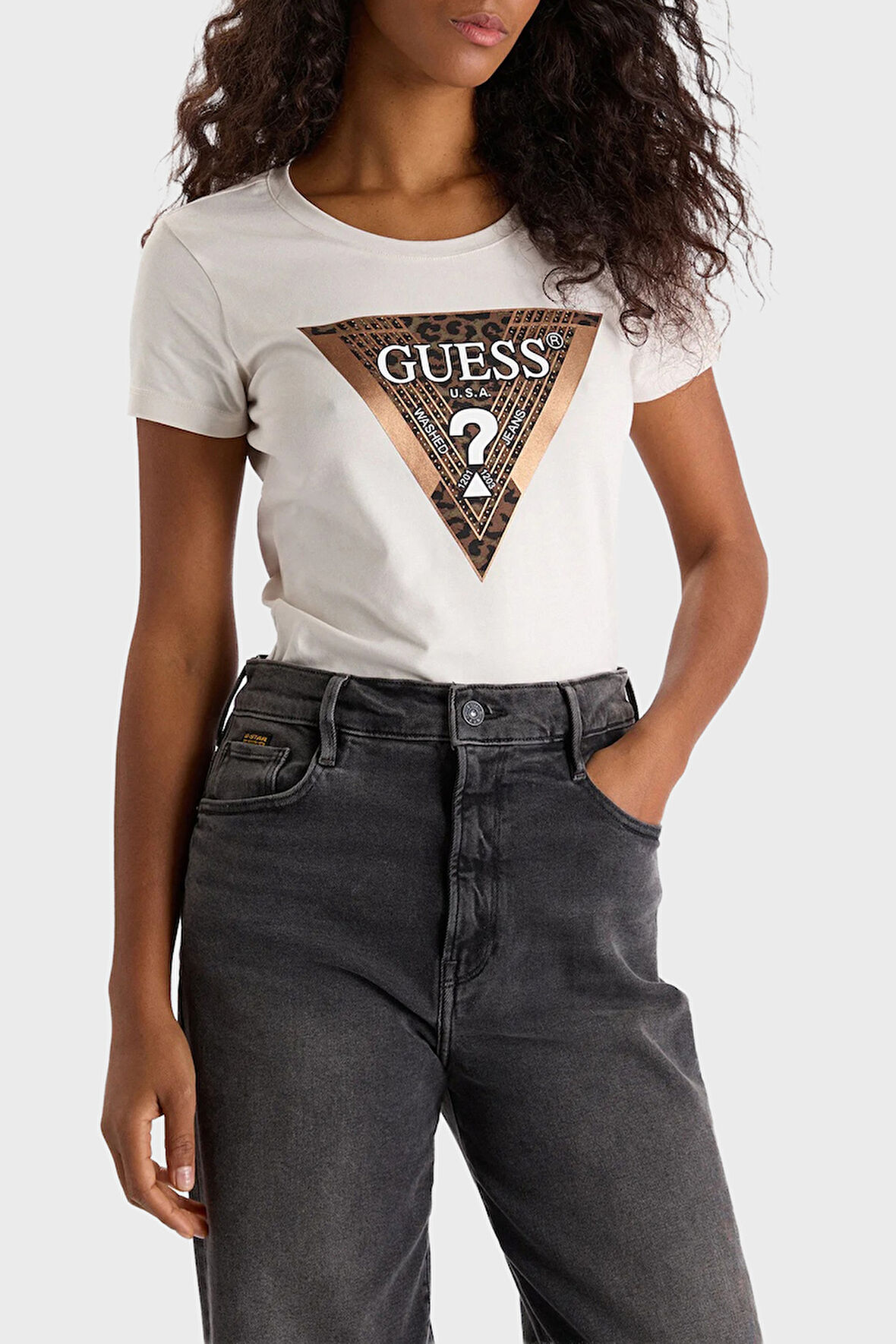 Guess kadin T Shirt W5BI28J1314G012