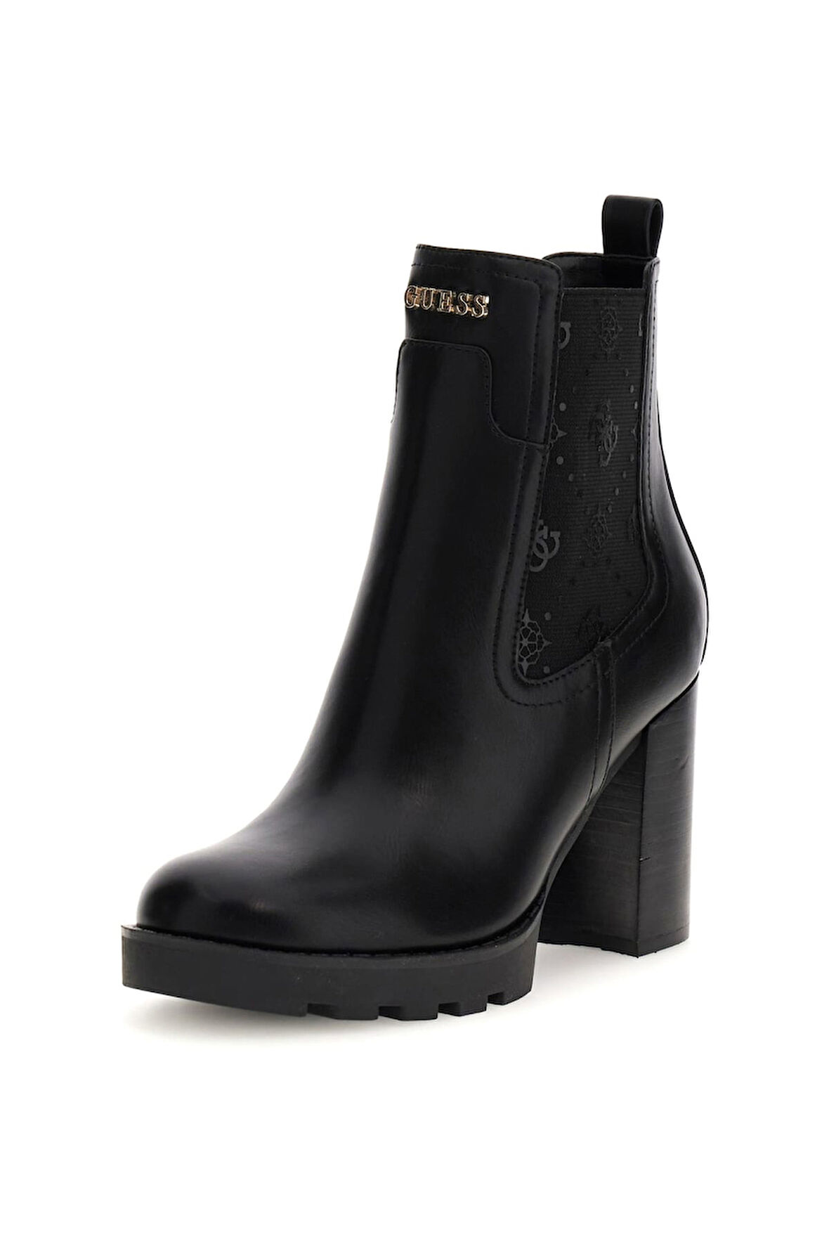 Kadın Nealle Kalın Topuklu Platform Chelsea Bot - Siyah | 39