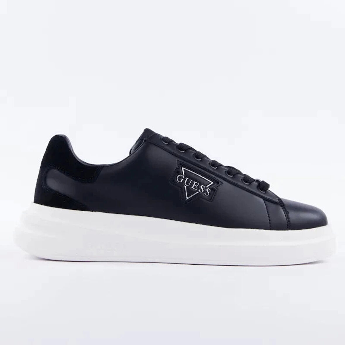Guess Elban Erkek Siyah Deri Sneaker FMFBANLEL12-BLACK