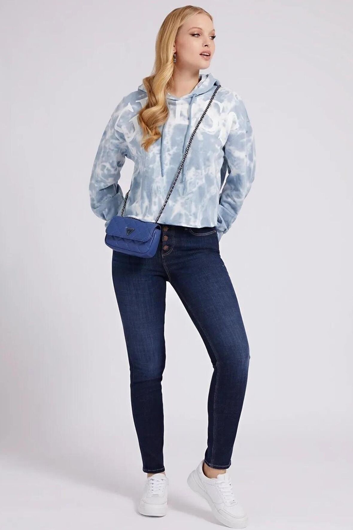 Guess Skinny Fit Kadın  Denim  Pantolon W2YA28D4PM3