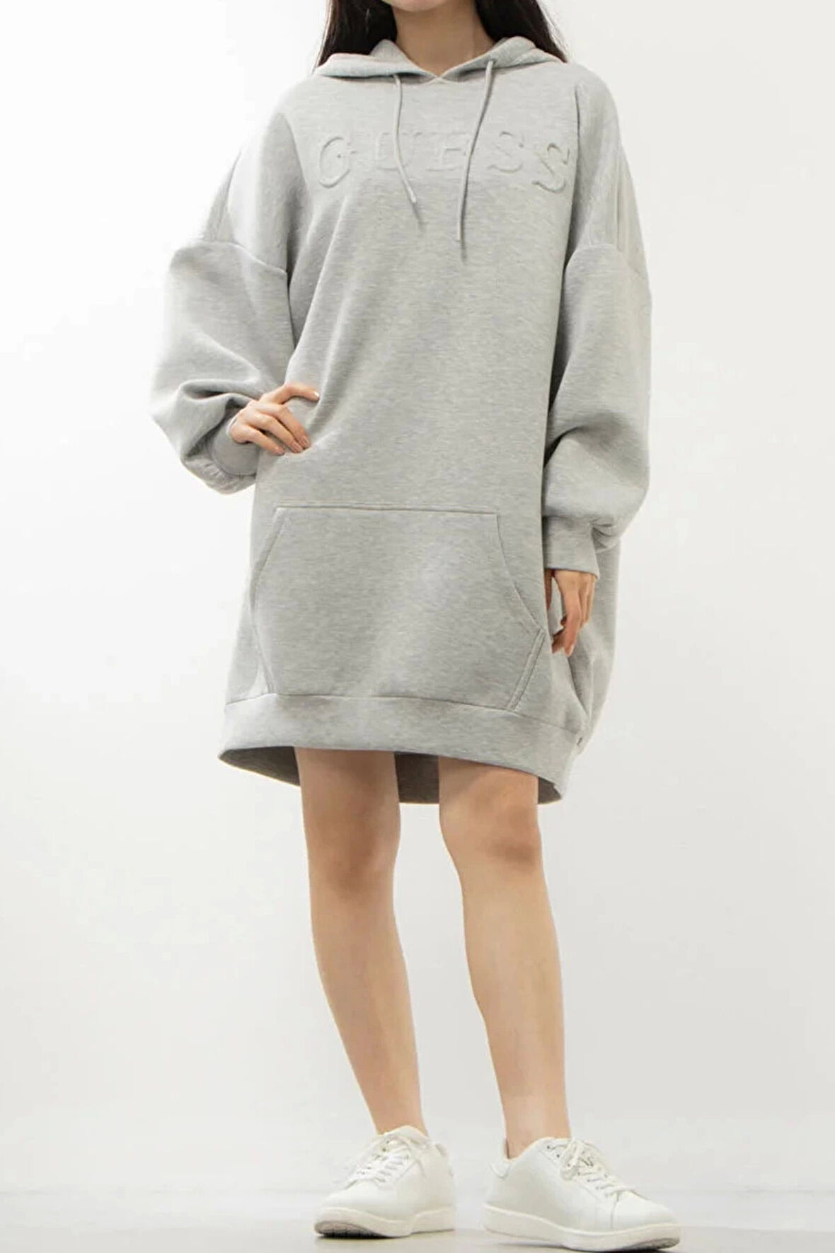 Guess Cindra Kapüşonlu Kadın Sweatshirt