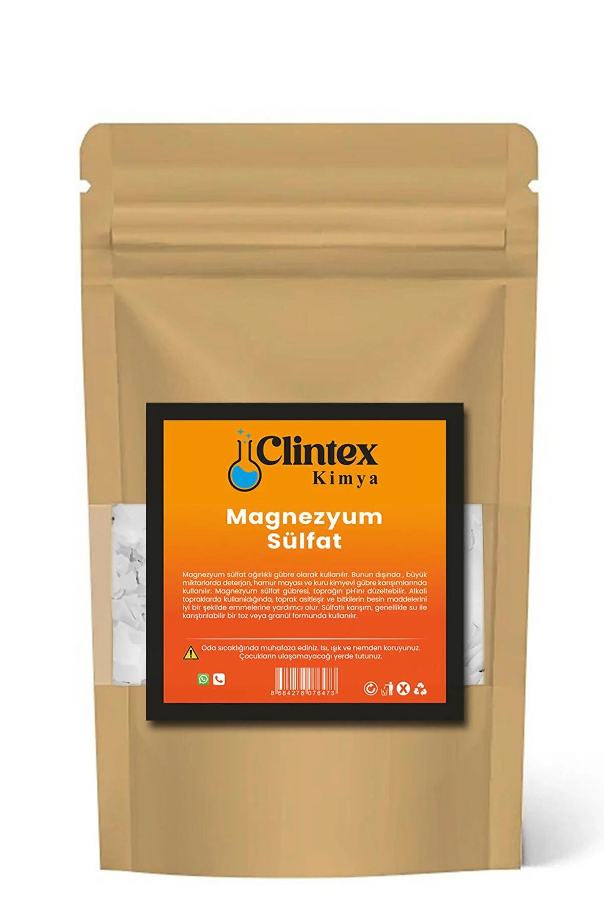 Clintex Kimya Magnezyum Sülfat Gübresi 2 Kg