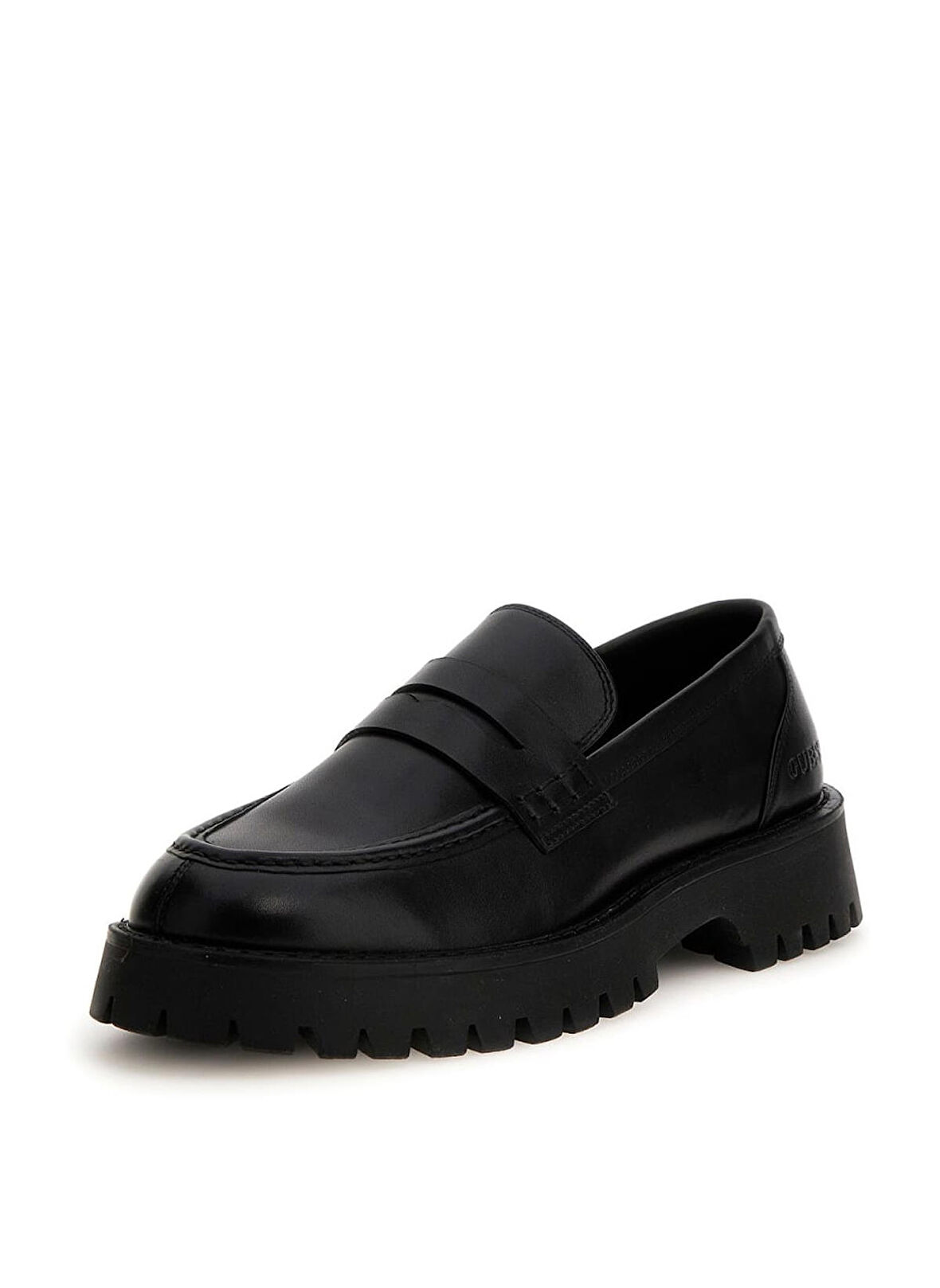 Guess Deri Siyah Erkek Günlük Ayakkabı GORIZIA MOC