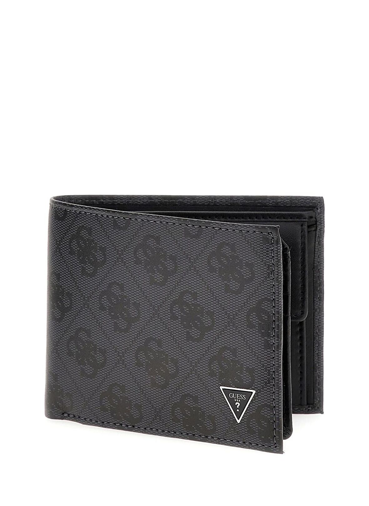 Guess Siyah Erkek 2,5x9,5x12 cm Deri Cüzdan BILLFORD W COIN PCKT - LEA24