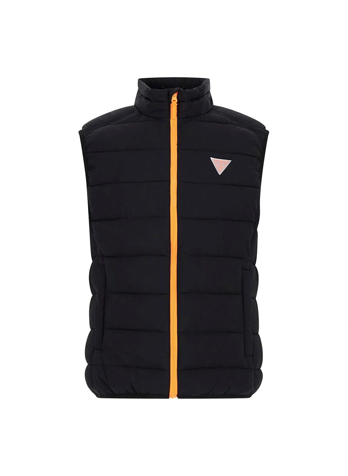 Guess Siyah Erkek Dik Yaka Yelek Z4RL02WFW40JBLK-DALACH QUILTED VEST