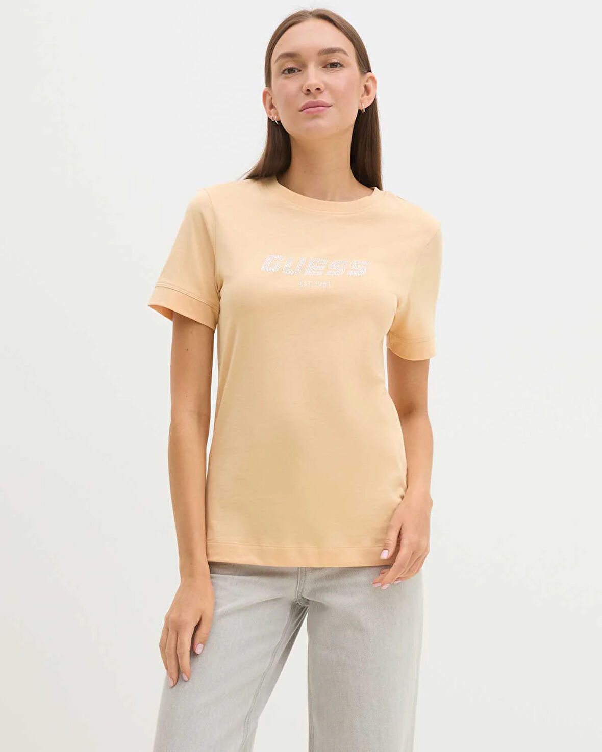 Guess Eleanora Logo Baskılı Tshirt