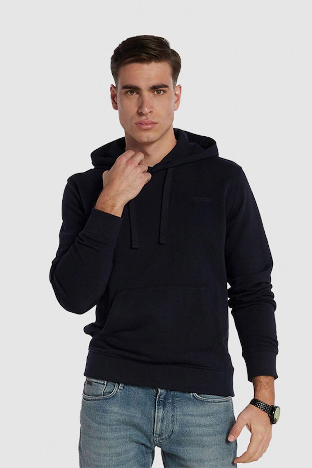 Erkek CHRISTIAN Kapüşonlu Sweatshirt - Siyah  | S