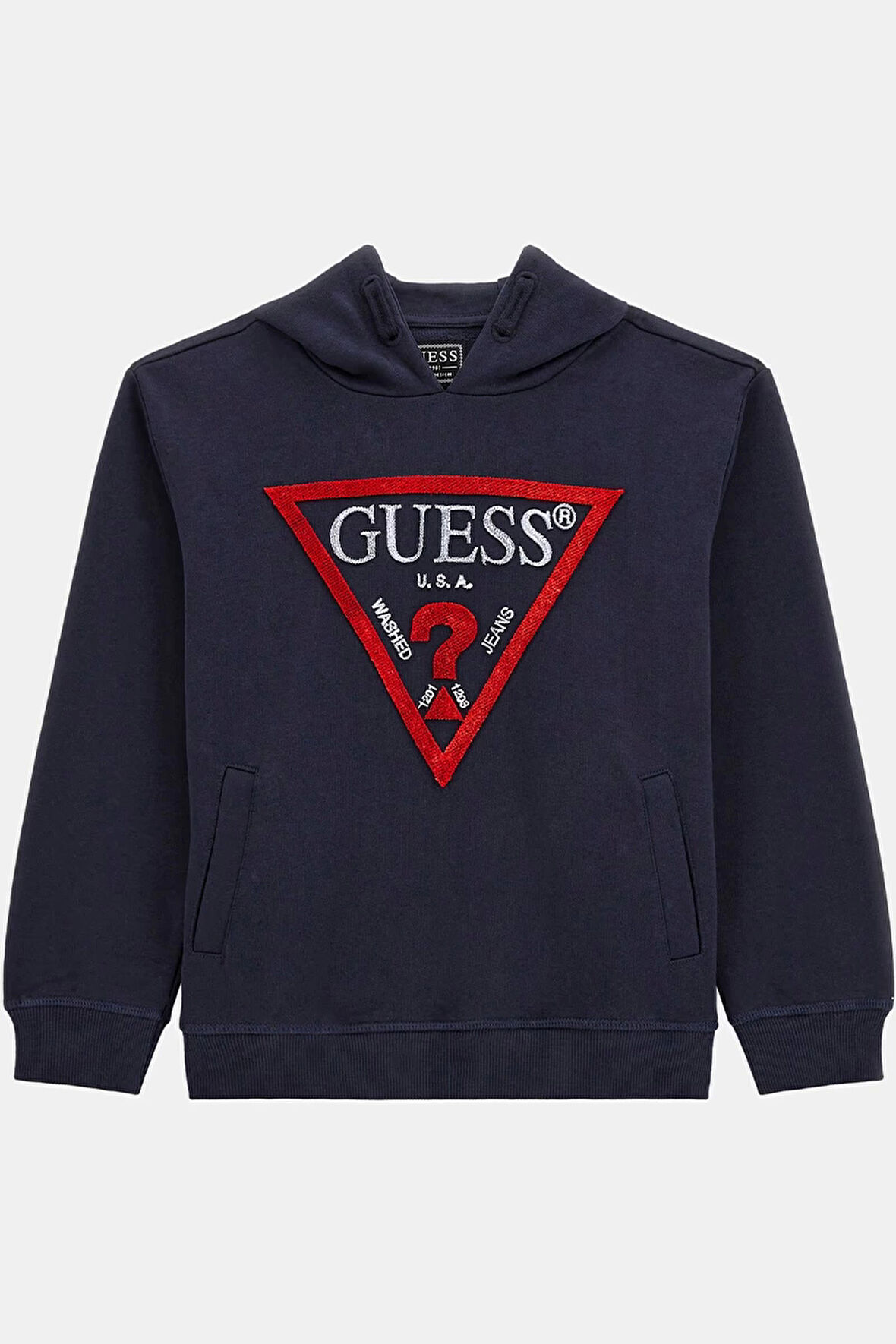 Guess Çocuk Mavi Üçgen Logolu Sweatshirt