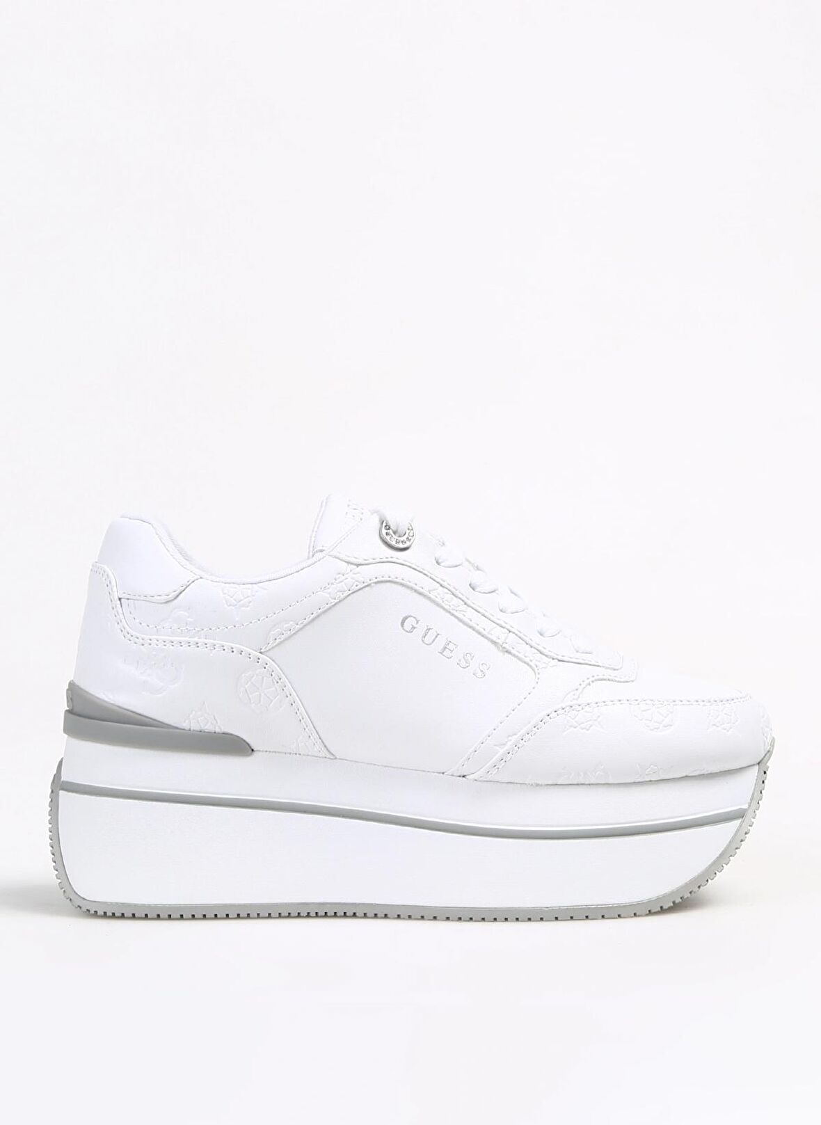 Guess Beyaz Kadın Sneaker FLPCAMFAL12WHITE