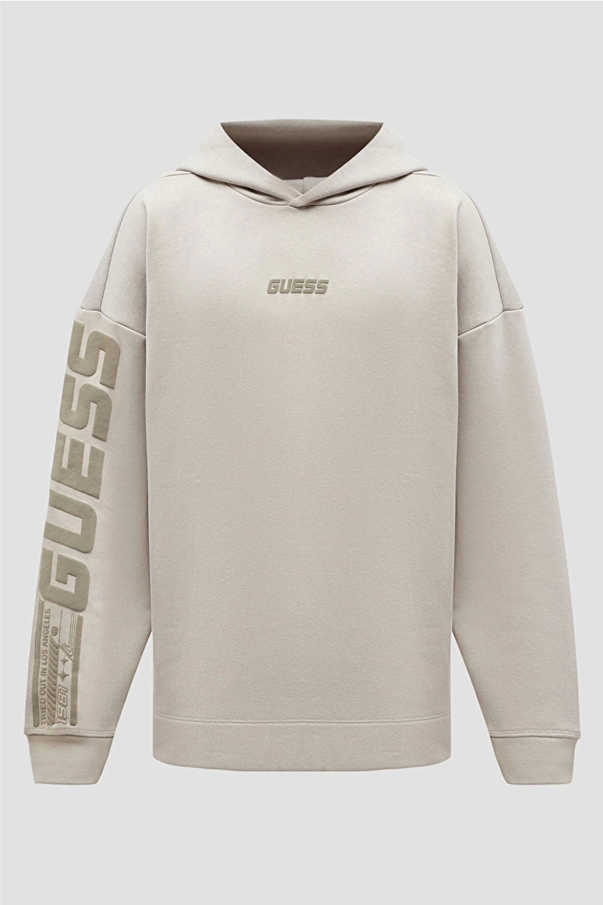 Guess Erkek Önü  Ve Kolları Logolu Sweatshirt