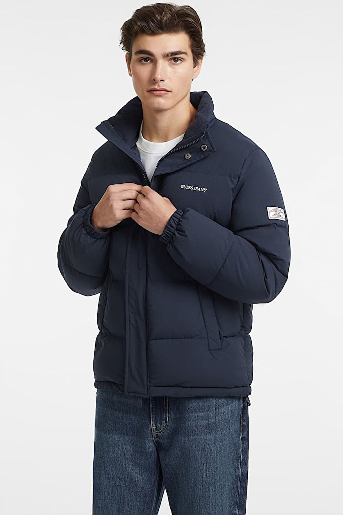 Erkek Regular Şişme Mont - Lacivert | S