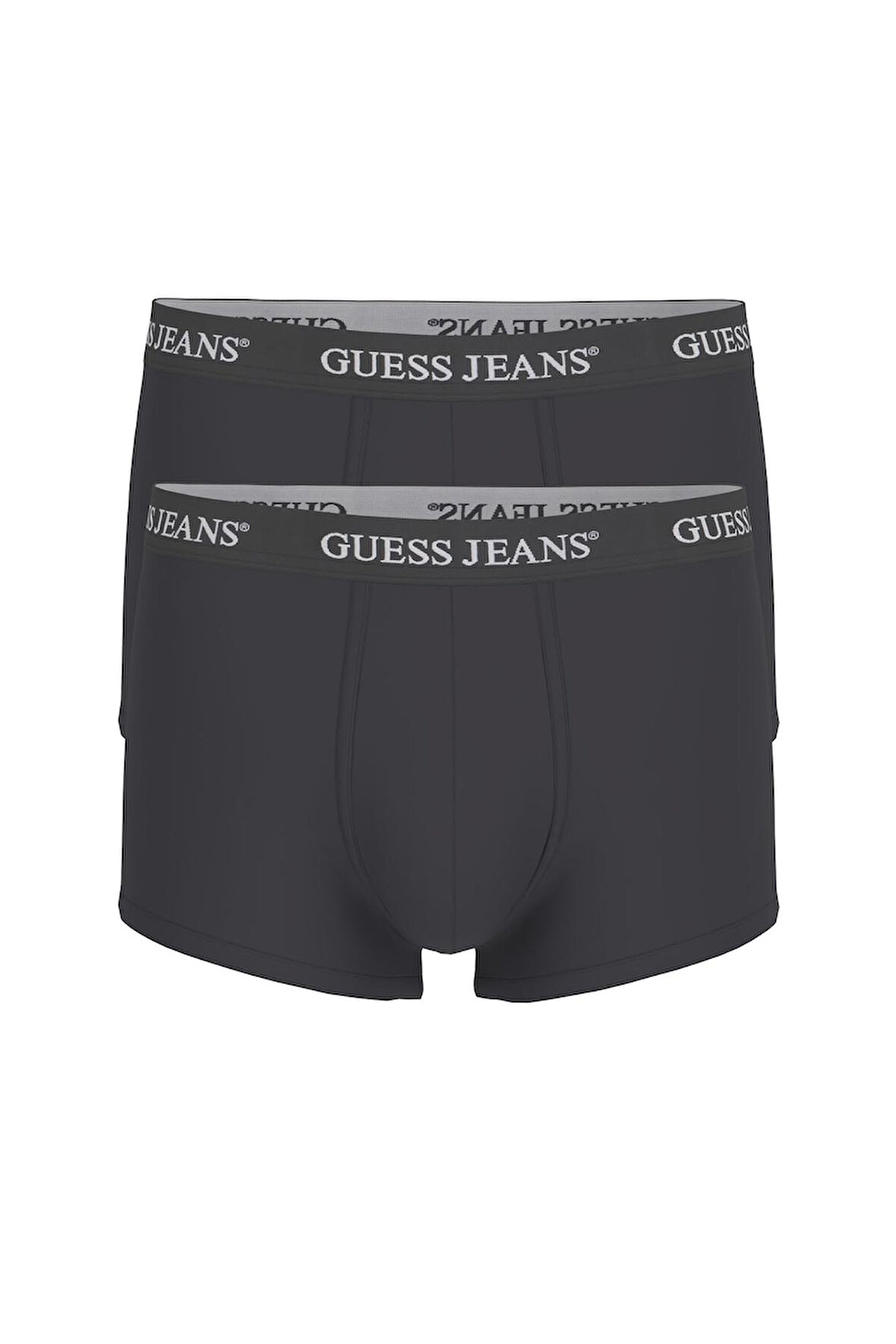 Erkek Guess Jeans 2'li Trunk Accessories Boxer - Siyah | S