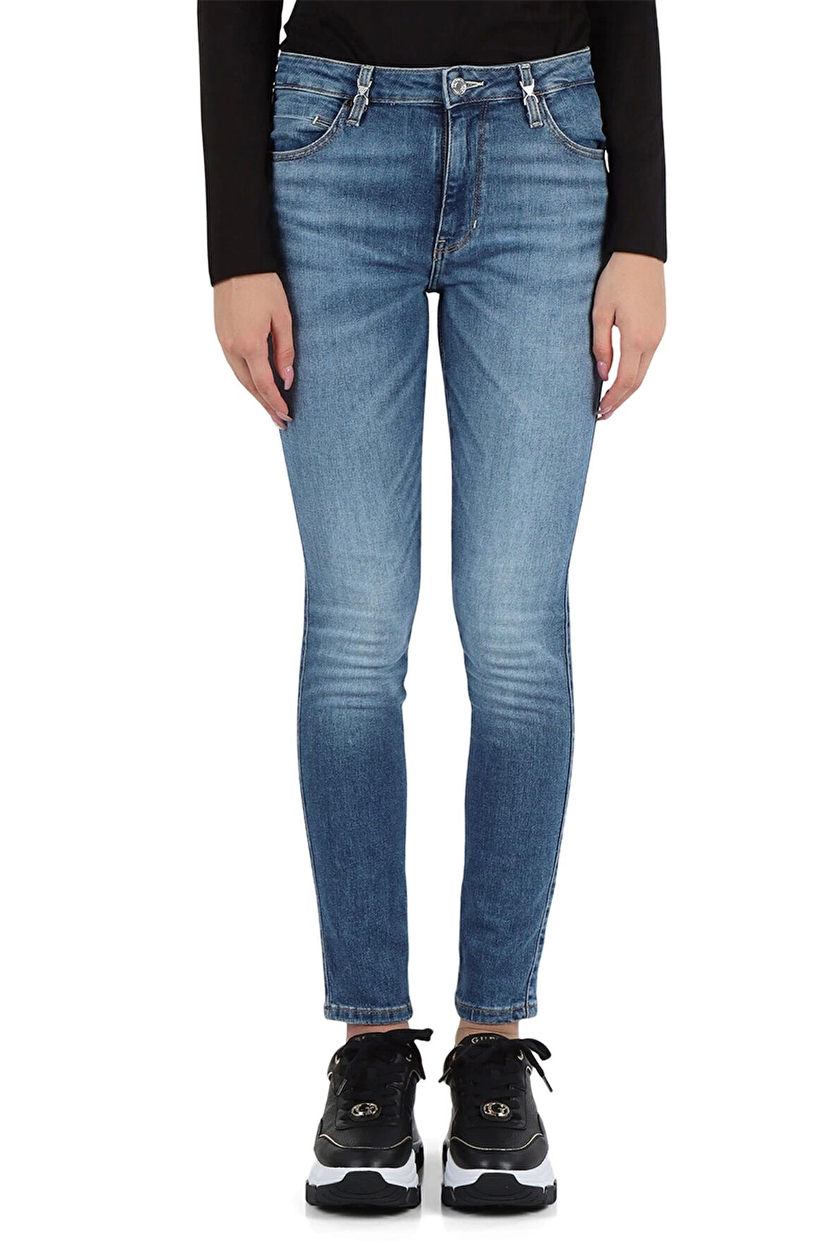 Guess Kadın Mavi Jean Pantolon