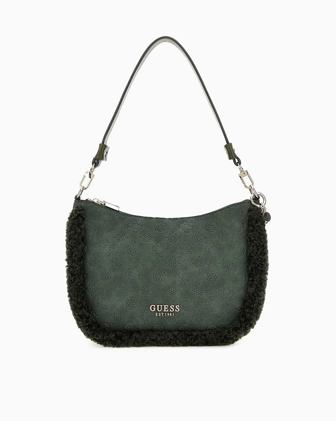 Guess Davika Hobo Monogram Baskılı Omuz Çantası