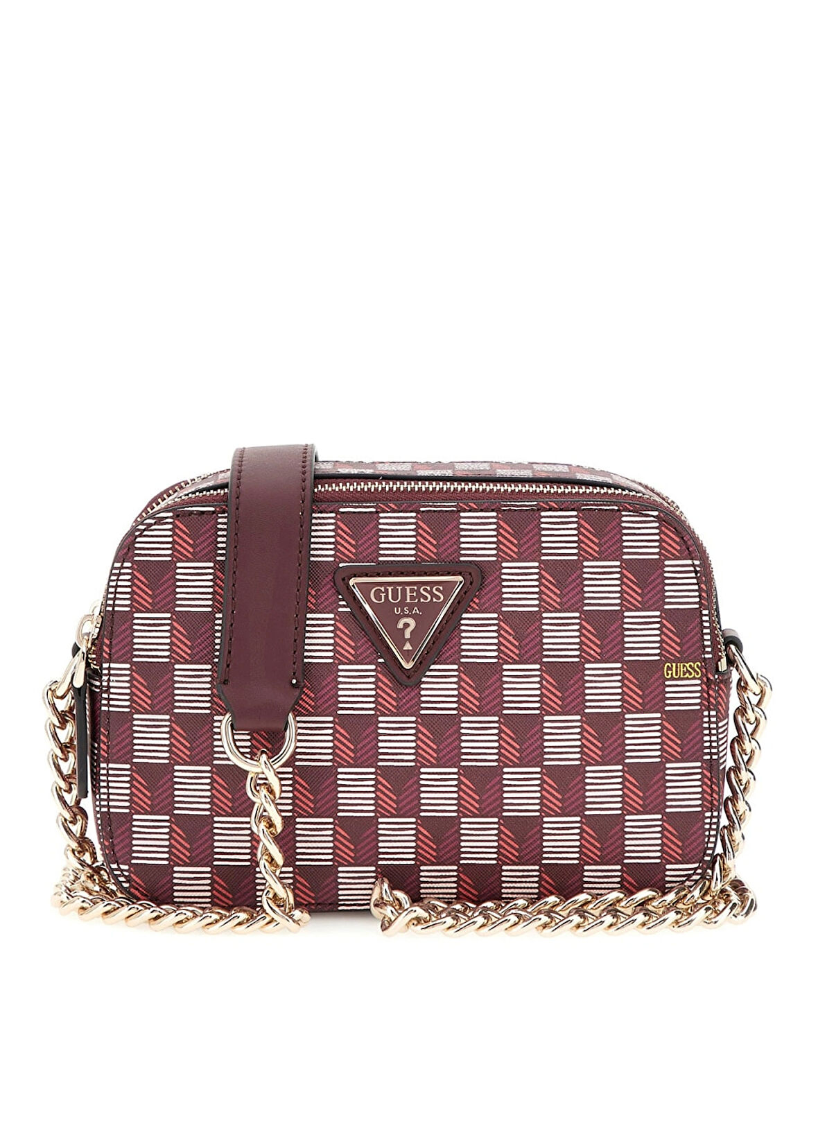 Guess Bordo Kadın Çapraz Çanta HWJT9344140-CTG