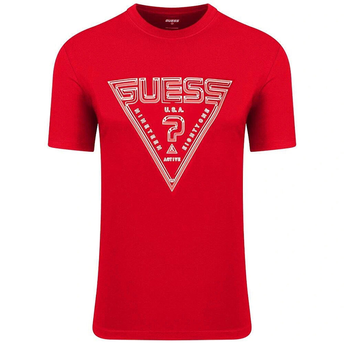 Guess Erkek Kırmızı T- Shirt