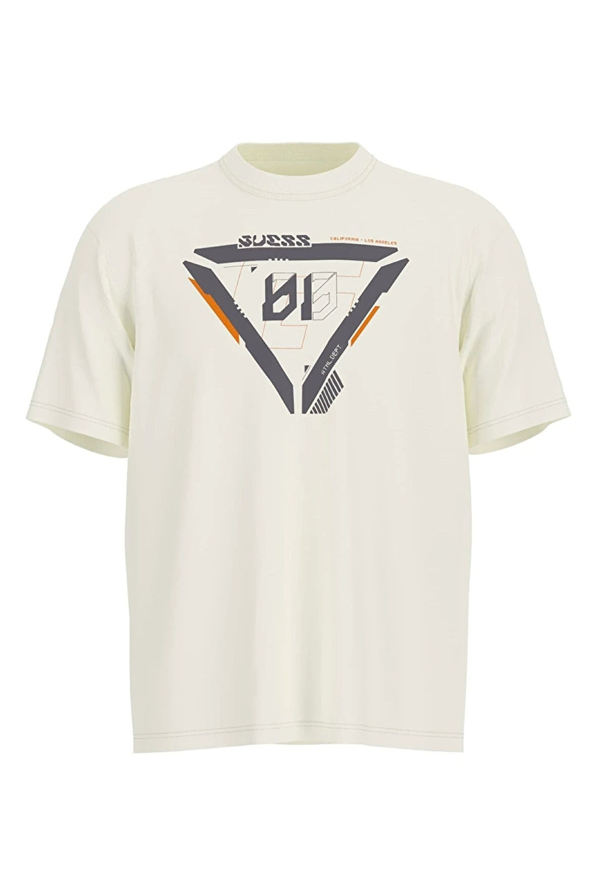 Guess Erkek Beyaz Kandor T-Shirt