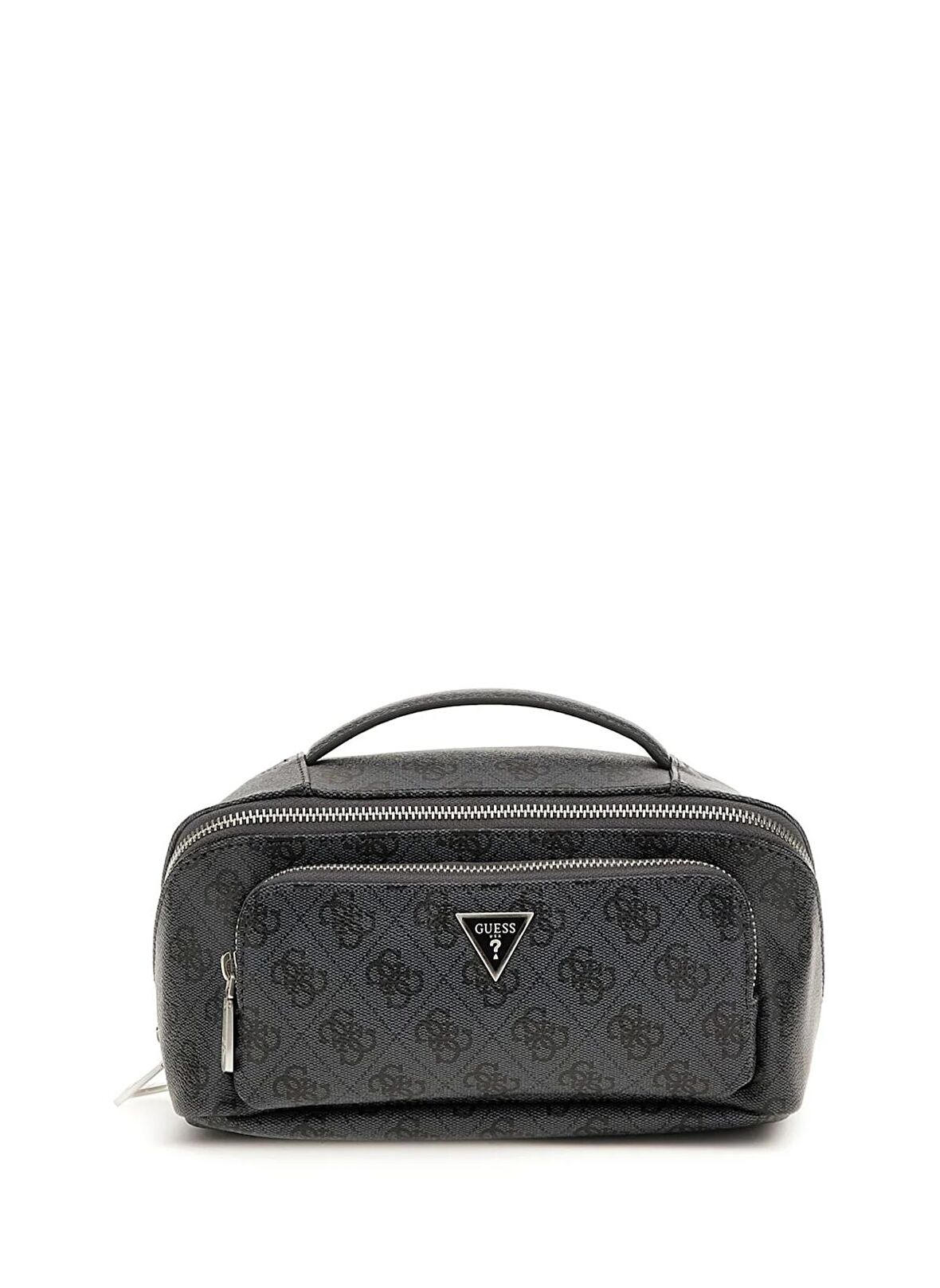 Guess Siyah - Gri Erkek Traş Çantası MILANO BEAUTY CASE W HANDLE