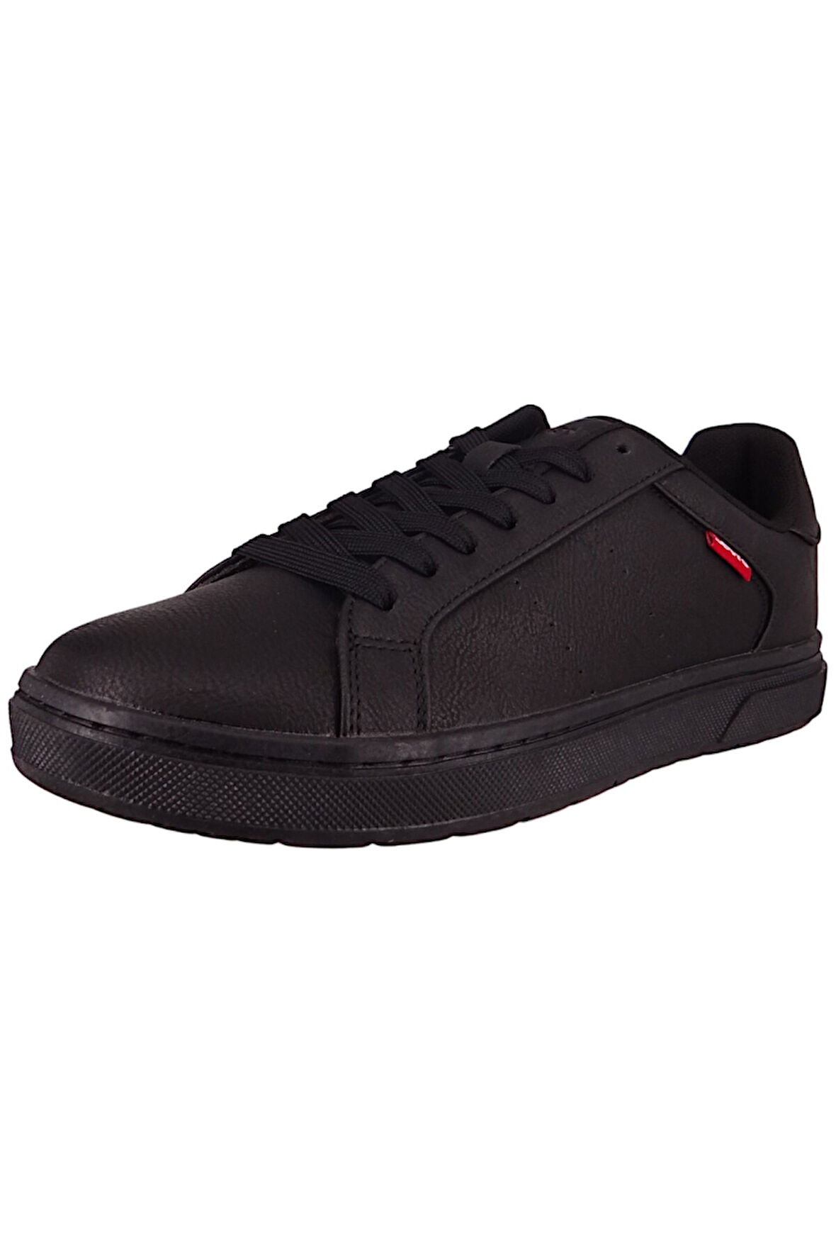 Herren Low Sneaker Piper Low Top 234234-661 Schwarz 559 Full Siyah Kunstleder