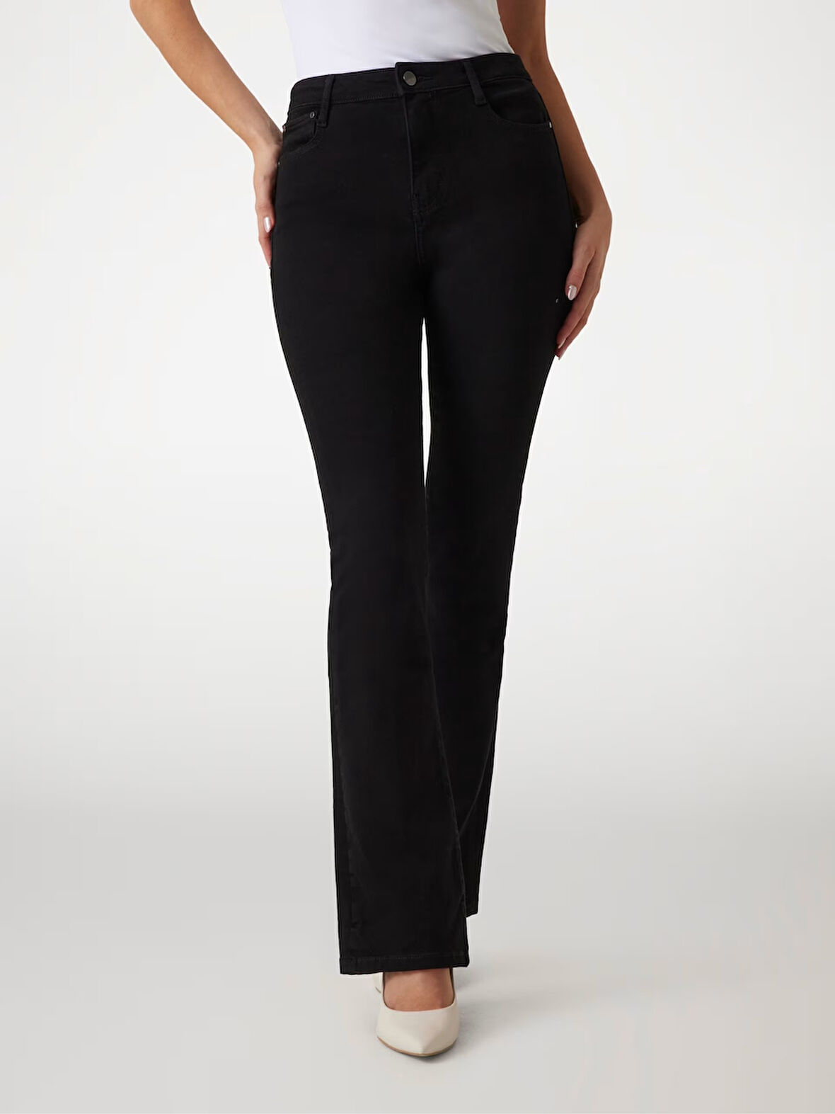 Guess Sexy Flare Kadın Jean Pantolon W5RA0LD5LM1