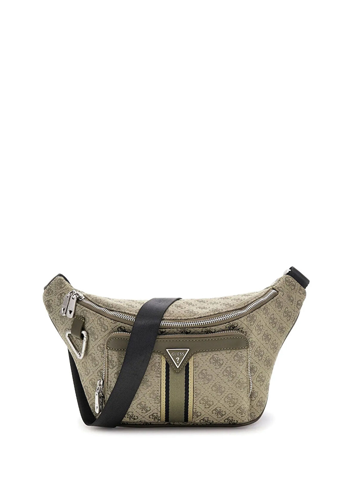 Guess Bej - Haki Erkek Bel Çantası MILANO COMPACT BACKP