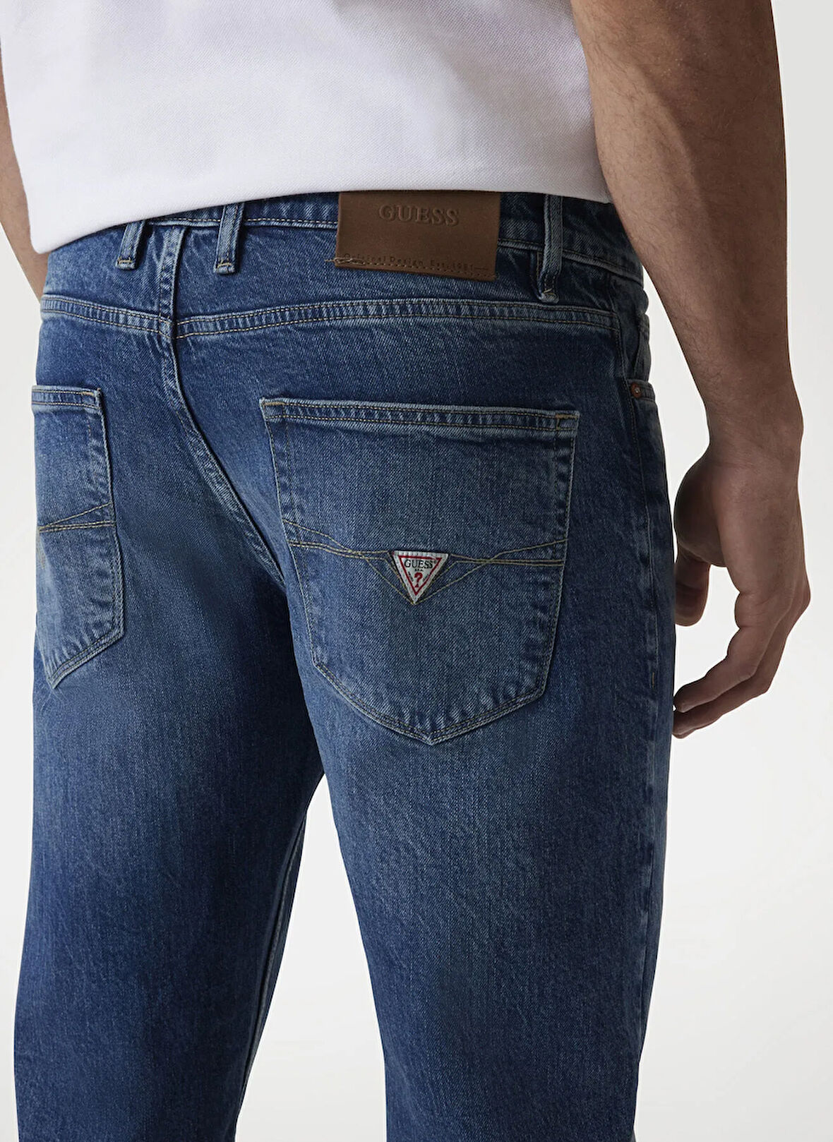 Guess Normal Bel Slim Fit Erkek Denim Pantolon M5RAN2D5KO2N4TI ANGELS ECO SEACELL