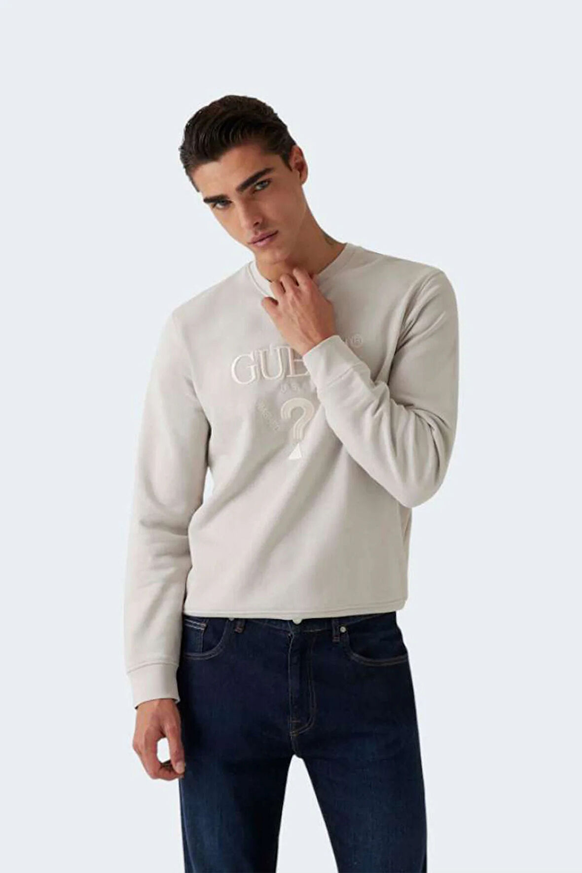 Guess Erkek Sweatshirt-M5RQ36KCN01