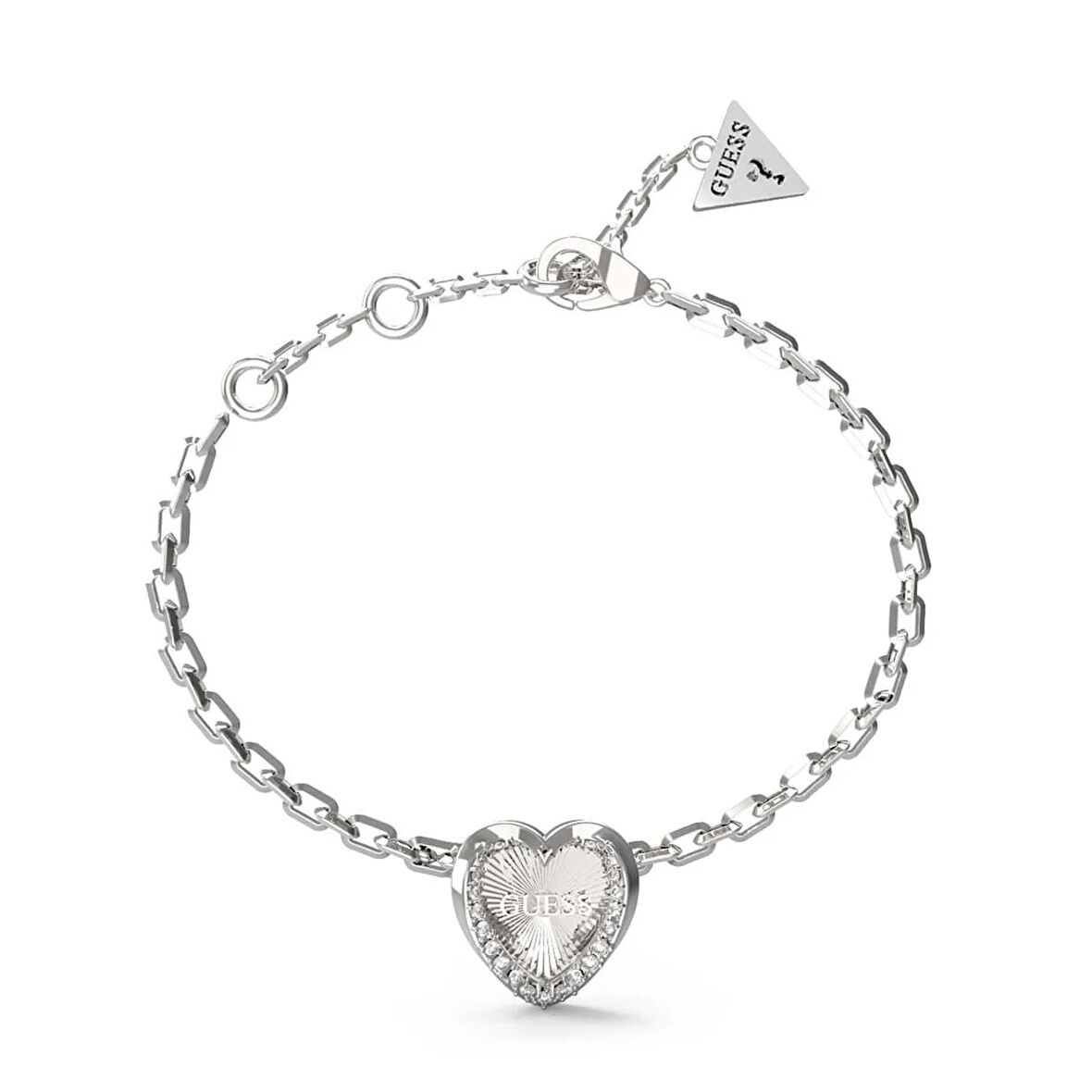 Guess Jgujubb04607jwrhs Kadın Kalpli Bileklik