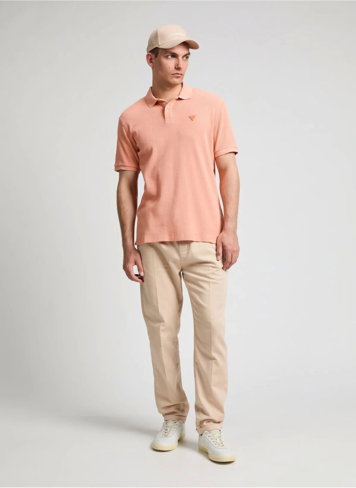 Guess AXEL Erkek Bej Pantolon M5RB79WGXY1-G1DR