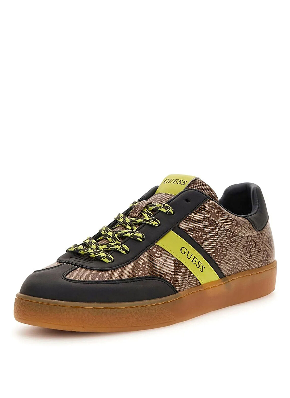 Guess Kahve - Bej Erkek Sneaker NOLA III