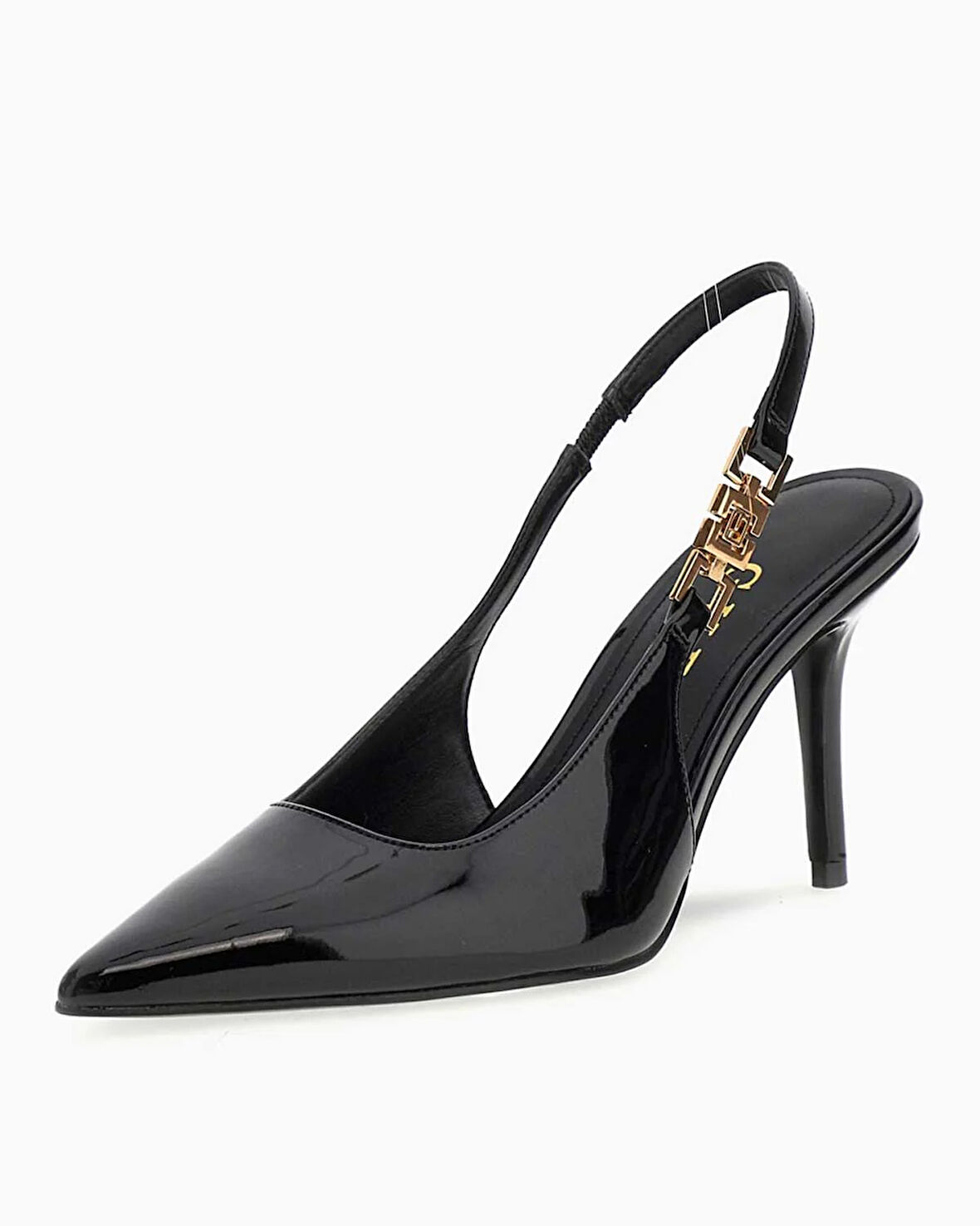 Guess Nassha Rugan Logo Detaylı Topuklu Stiletto