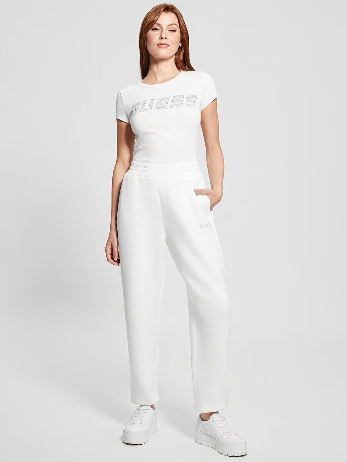 Guess Cecilia Scuba Kadın Jogger Eşofman Altı V4BB12K7UW2